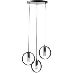 Hanglamp Girare Zwart Metaal 3-lichts | Nu Op Voorraad