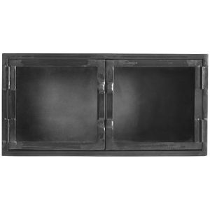 Wandmeubel Carpino Metaal Glas 70x35 Cm | Nu Op Voorraad