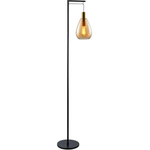 Vloerlamp Felinio Amber Glas 1-lichts Hangend | Nu Op Voorraad