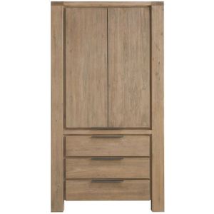 SALE - Opbergkast Valvola (108 Cm) Acaciahout Smoked Brown | Nu Op Voorraad