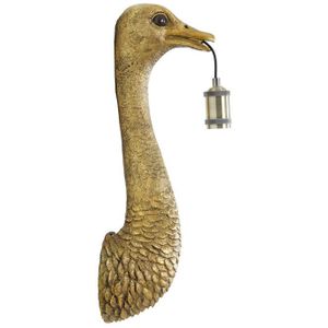 Wandlamp Mozzi Struisvogel Antiek Brons | Nu Op Voorraad