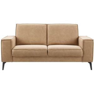 2,5 Zitsbank (2x70) Barrio Gerecycled Polyether + HR-schuim Caramel | Nu Op Voorraad