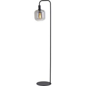 Vloerlamp Peglio Glas Smoke Zwart 1-lichts | Nu Op Voorraad