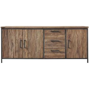 Dressoir Romaro (195 Cm) Teakhout Mix Rough | Nu Op Voorraad