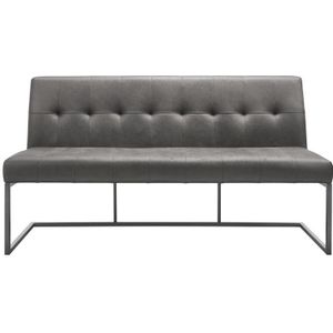 Eetkamerbank Oro 170 Cm Microleder Donkergrijs | Nu Op Voorraad
