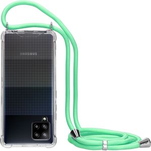 Mobiparts Lanyard Case Samsung Galaxy A42 (2020) Green Cord
