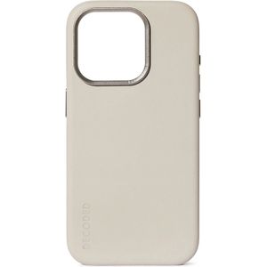 Decoded Leather Backcover Apple iPhone 15 Pro Clay