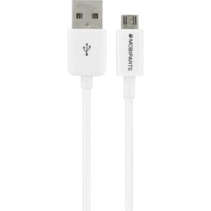 Mobiparts Micro USB to USB Cable 2.4A 3m White (Bulk)