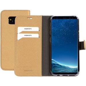 Mobiparts Saffiano Wallet Case Samsung Galaxy S8 Gold