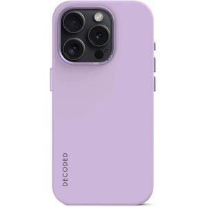 Decoded Silicone Backcover Apple iPhone 15 Pro Digital Lavender