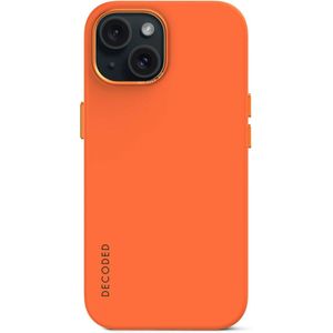 Decoded Silicone Backcover Apple iPhone 15 Apricot Crush