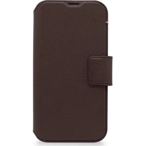 Decoded Leather Wallet Case Apple iPhone 14 Pro Max Chocolate Brown