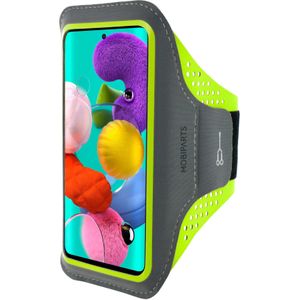 Mobiparts Comfort Fit Sport Armband Samsung Galaxy A51 (2020) Neon Green