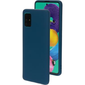 Mobiparts Silicone Cover Samsung Galaxy A51 (2020) Blueberry Blue