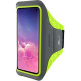 Mobiparts Comfort Fit Sport Armband Samsung Galaxy S10e Neon Green