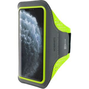 Mobiparts Comfort Fit Sport Armband Apple iPhone 11 Pro Max Neon Green