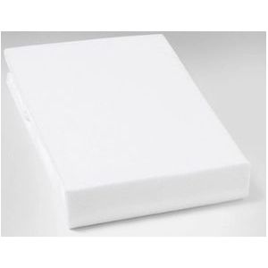 Hoeslaken Yumeko Pure White (Flanel)-180 x 200 cm