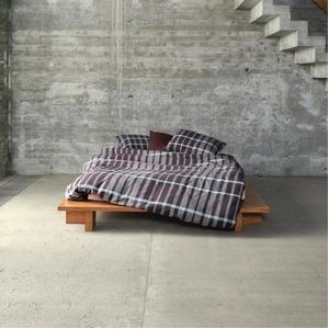 Dekbedovertrek Marc O'Polo Thori Darky Navy Flanel-200 x 200 / 220 cm | 2-Persoons