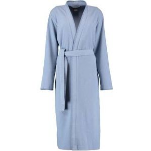 Badjas Cawö Women 812 Uni Kimono Blauw-36 / 38