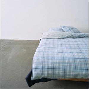 Dekbedovertrek Marc O'Polo Espen Powder Blue Flanel-260 x 200 / 220 cm | Extra Breed