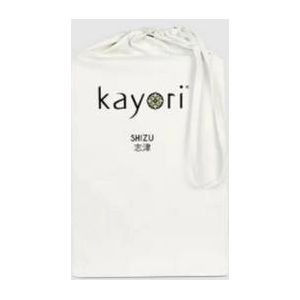 Kayori Shizu Perkal Hoeslaken Dubbel-split-topdekmatras Offwhite 160x200 cm