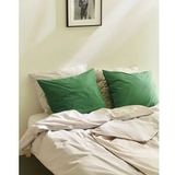 HAY - Duo - Kussensloop - Matcha - Katoen - Oeko-Tex Gecertificeerd