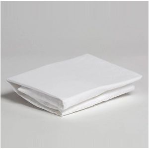 Hoeslaken Yumeko Pure White (Satijn)-100 x 210 cm