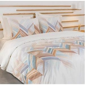 Dekbedovertrek Dommelin Fiamma Terracotta Satijn-240 x 200 / 220 cm | Lits-Jumeaux