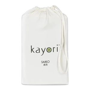 Hoeslaken Kayori Saiko Offwhite (Jersey)-80 x 220 cm