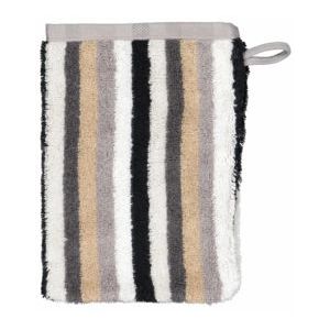 Washandje Cawö Shades Stripes Stone (Set van 3)