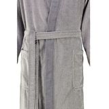 Cawo Heren Badjas 5840 Velours Kimono - Stein 48
