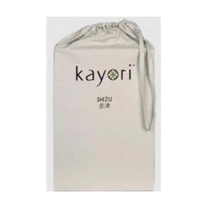 Split Topper Hoeslaken Kayori Shizu Zand (Percal)-160 x 210 cm