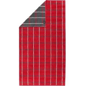Douchelaken Cawö Noblesse Square Karo Red