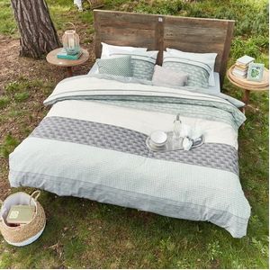 Riviera Maison Pure Resort dekbedovertrek - Lits-Jumeaux - 240x200/220 - Groen