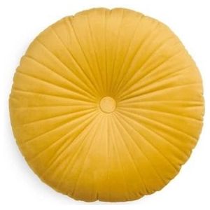 Sierkussen Essenza Naina Rond Cushion Mustard (40 cm)