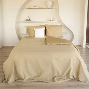 Dekbedovertrek Dommelin Liva Brons Percal-200 x 200 / 220 cm | 2-Persoons