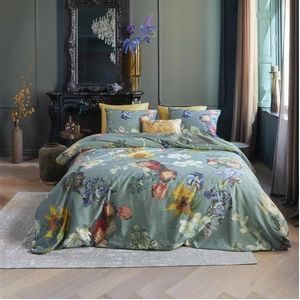 Beddinghouse - Partout des Fleurs Dekbedovertrek - Groen - 140x200/220 cm
