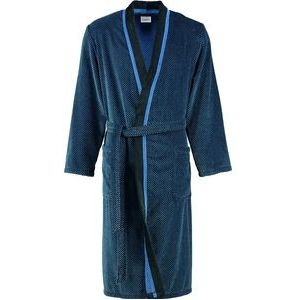 Badjas Cawö 4839 Kimono Men Blauw Zwart-54