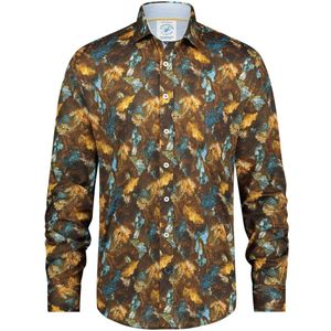 A Fish Named Fred - Autumn Leaves - Overhemd - Navy