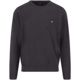 Fynch Hatton Fynch Hatton Pullover O-Neck Superfine Plus Charcoal