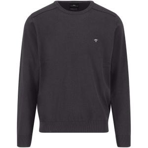 Fynch Hatton Fynch Hatton Pullover O-Neck Superfine Plus Charcoal