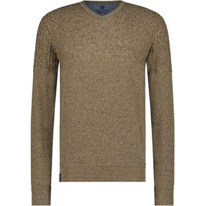 Fellows United Pullover V-Neck Structure Knit Oker