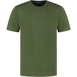 District Indigo T-shirt Crewneck Dark Green