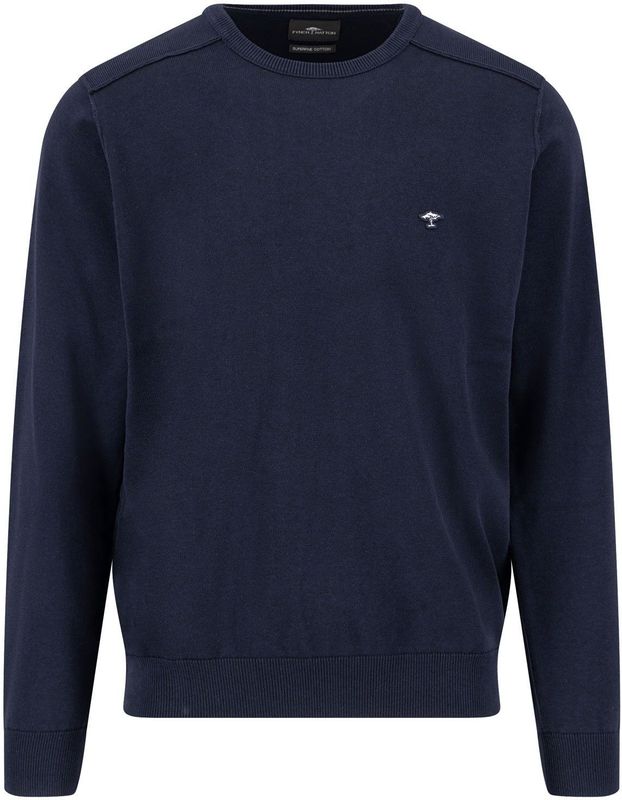 Fynch Hatton Pullover O-Neck Superfine Plus Navy