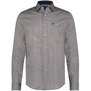 Fellows United Overhemd Mini Leaves Brown