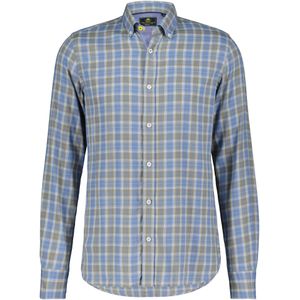 NZA Overhemd Waitati Blauw - Maat S - Heren - Overhemden Casual