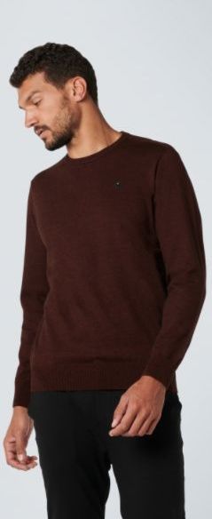No Excess Mannen Sweater Stone Red