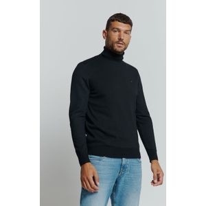 No Excess No Excess Pullover Rollneck 2 Coloured Melange Navy