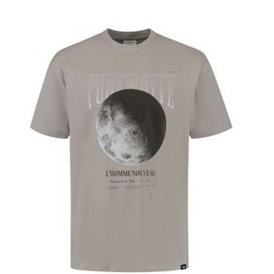 Pure Path T-shirt With Front Print Taupe