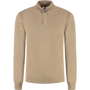 Fellows United Pullover Premium Half Zip Jers Mid Brown/bronze